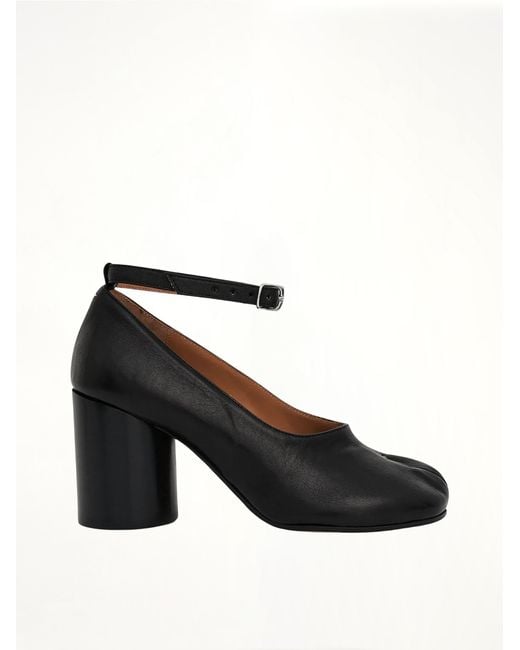 Maison Margiela Black Tabi 8Cm Heel Pumps