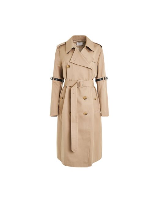 Coperni Natural 'Hybrid Trench Coat, Long Sleeves, , 100% Cotton, Size: Small