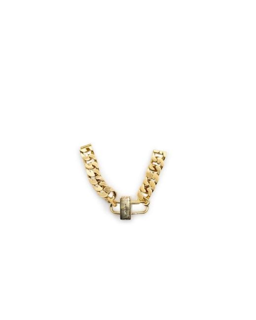 Givenchy Metallic G Chain Lock Small Bracelet