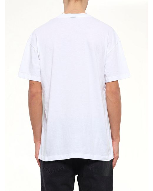 McQueen White Mcq T-Shirt for men