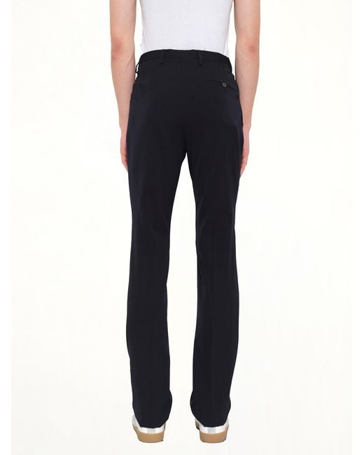 Lanvin Black Pants W/ Ribbon Pocket for men