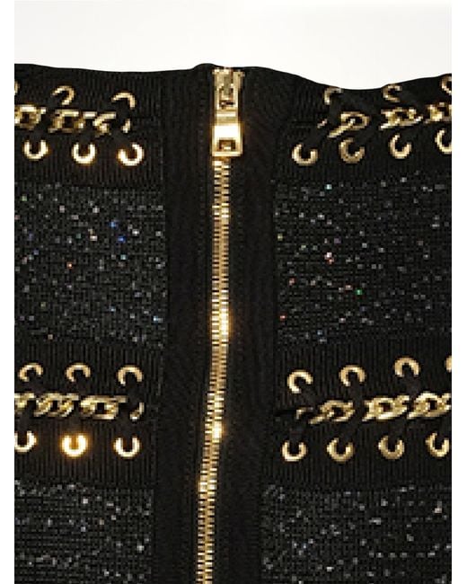 Balmain Black Skirt