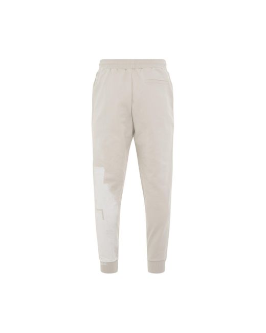 A_COLD_WALL* Gray 'Brushstroke Painted Sweatpants, , 100% Cotton, Size: Small for men