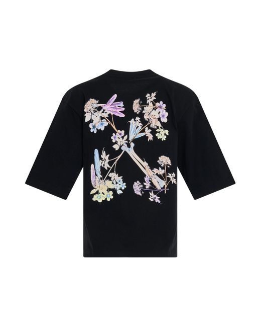 Off-White c/o Virgil Abloh Black Off- 'X-Ray Arrow Casual T-Shirt, Round Neck, Short Sleeves, /Multicolour, 100% Cotton, Size: Small