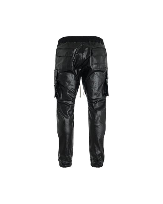 Rick Owens Black Mastodon Cargo Denim Pants, , 100% Cotton for men