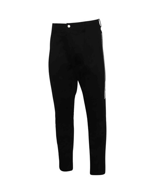 Facetasm Black Barcode Print Chino Pants for men