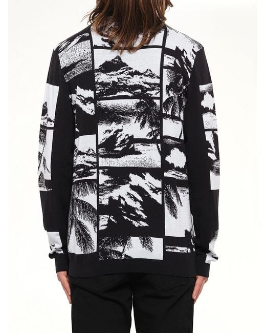 KENZO Gray Crew Neck Knitwear for men