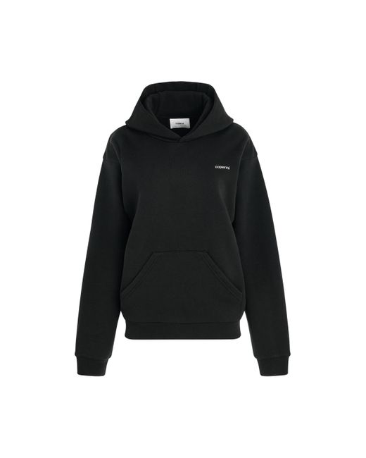 Coperni Black Horn Hoodie, Long Sleeves, , 100% Cotton