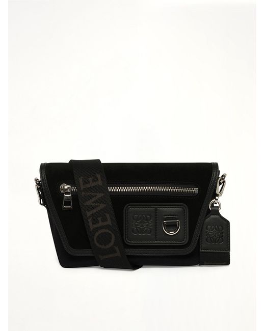 Loewe Black Flex Messenger Mini for men