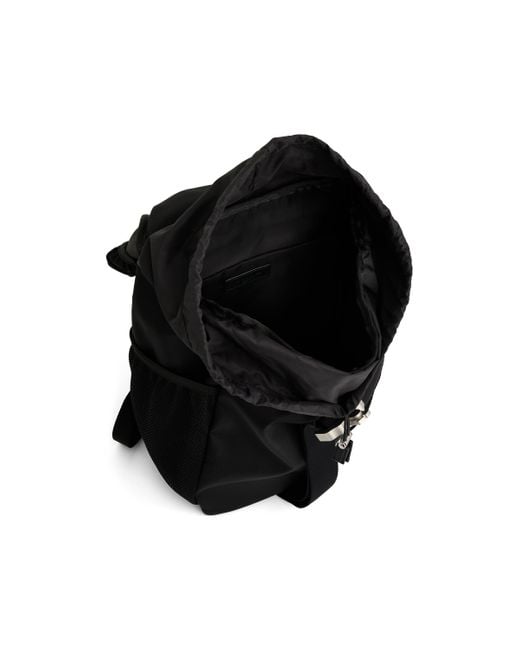 1017 ALYX 9SM Black Camp Buckle Backpack, , 100% Nylon for men