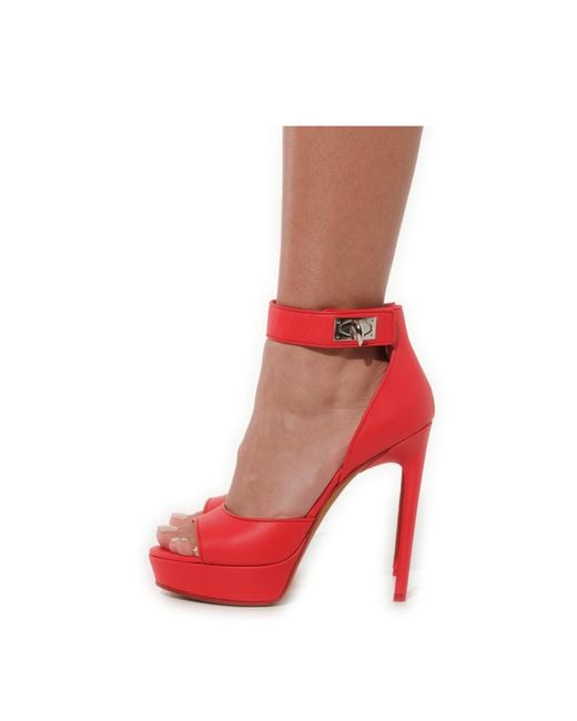 Givenchy Red Shark Shoes