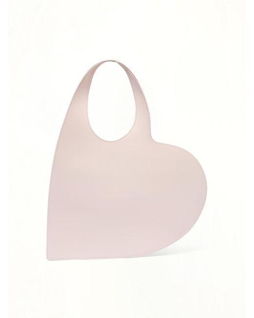 Coperni Pink Heart Tote Bag, 100% Leather