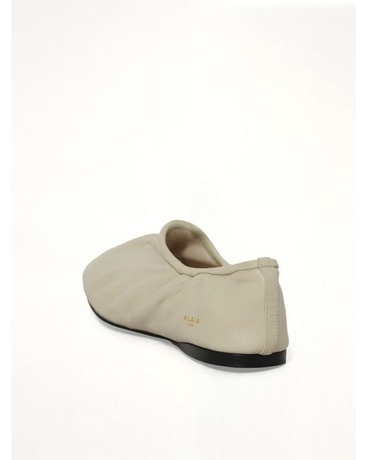 Alaïa White Supple Slippers