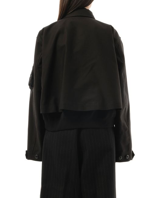 【sacai】 WTAPS Cotton Back Satin & Nylon Twill ジャケット Denim x Nylon Twill Jacket | sacai Official Store サカイ
