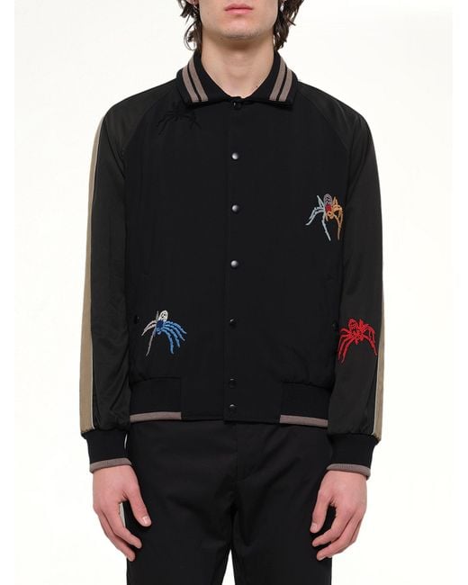 Lanvin Black Spider Embroidered Jacket for men