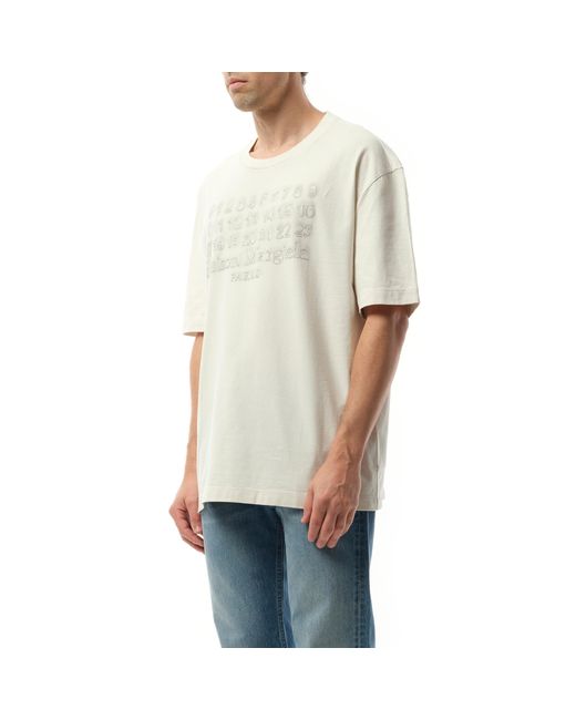Maison Margiela Memory Of Logo T-Shirt, Round Neck, Short Sleeves 