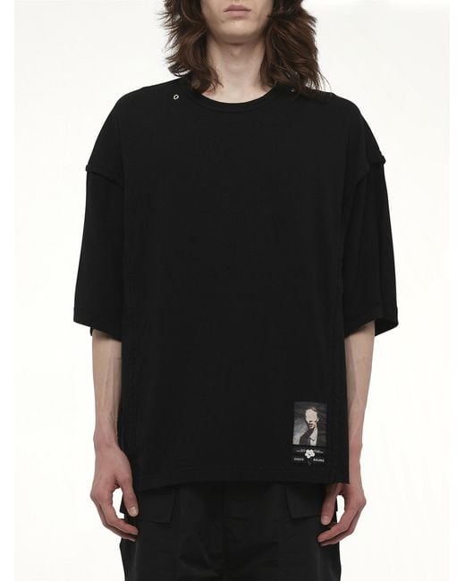 Undercover Black Chaos Balance T-Shirt for men