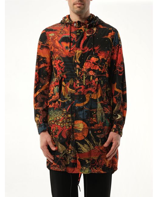 Givenchy Red Underworld Parkacolor for men