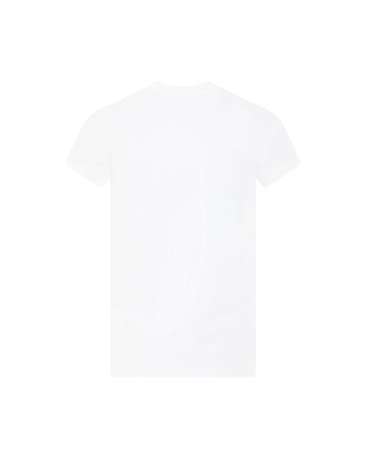 Off-White c/o Virgil Abloh White Off- 'Off Stamp Shaped T-Shirt, Short Sleeves, 100% Cotton, Size: Small for men