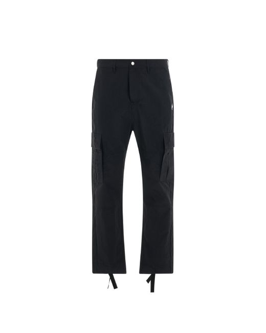 Marcelo Burlon Black 'Cross Cargo Pants, /, 100% Polyester, Size: Small for men
