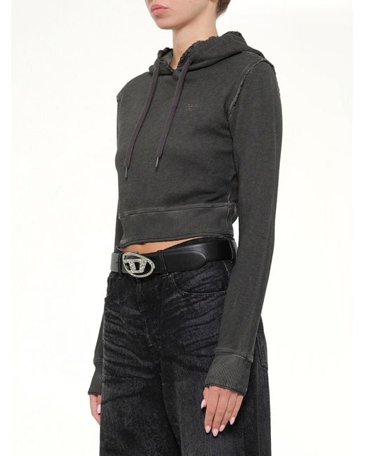 DIESEL Black F-Slimmy-Hood-S3 Hoodie