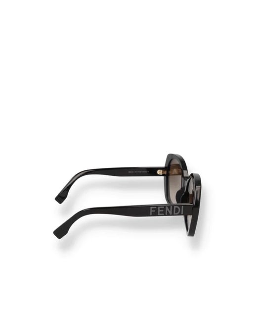 Fendi Black Fe40112F 5801F Acetate Sunglasses