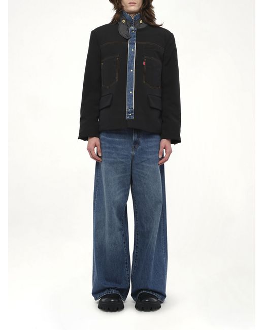 Sacai X Levi's Denim X Matelassetwill Reversible Blouson, 100