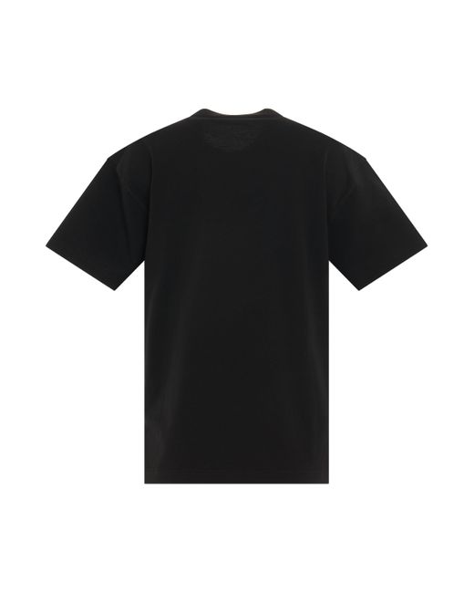 Off-White c/o Virgil Abloh Black Off- Big Logo Bookish T-Shirt, Round Neck, Short Sleeves, , 100% Cotton