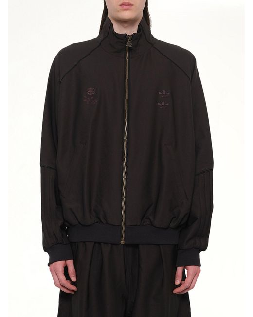 Willy Chavarria Black Adidas X Chavarria Twill Track Jacket for men
