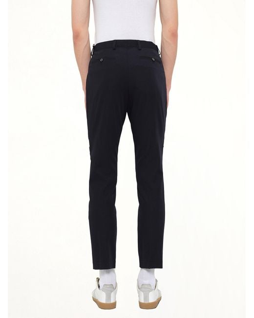 Lanvin Black Slim Crop Patch for men