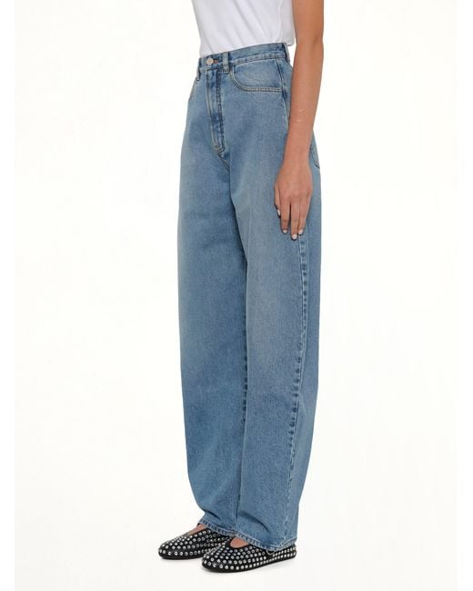 Alaïa Blue Round Pants