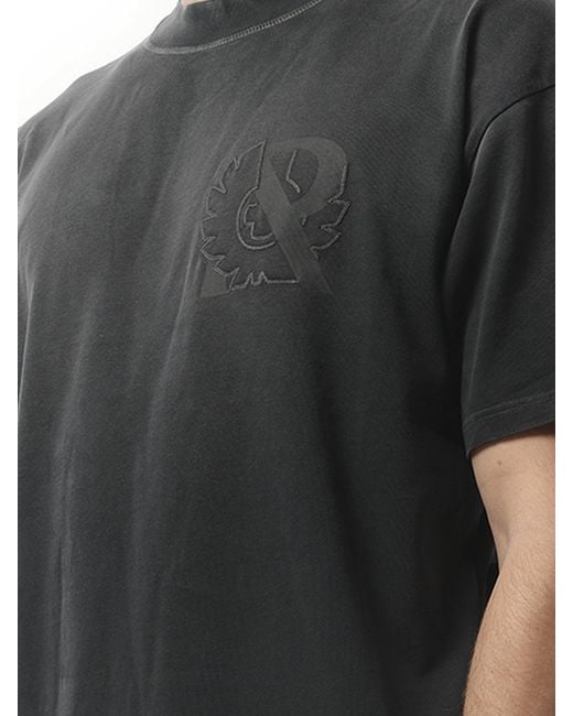 Represent Black X Belstaff Outline Pheonix T-Shirt, 100% Cotton, Size: Small for men