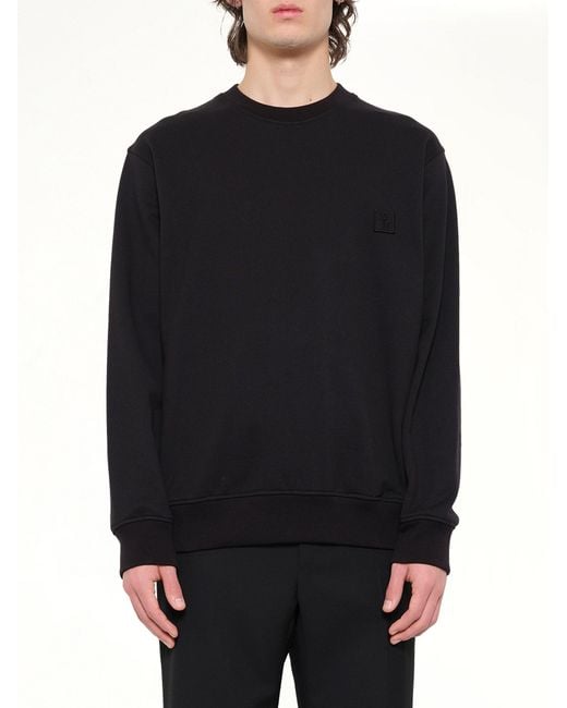 Wooyoungmi Black Back Logo Sweatshirt for men