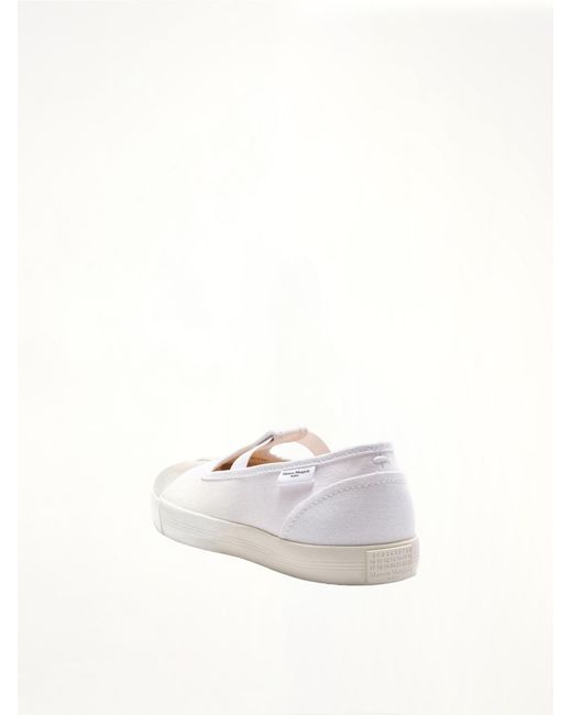 Maison Margiela White Tabi Toe Sneakers