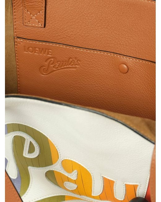 Loewe White X Paula Vertical Tote