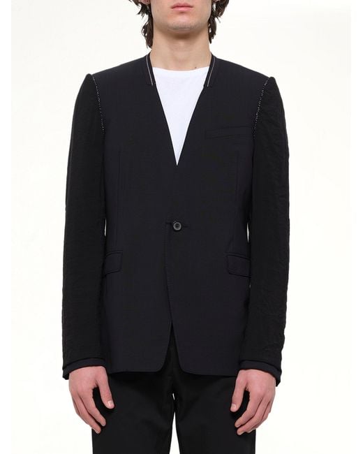 Lanvin Blue Jacket Collar Insideout for men