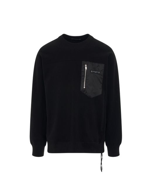Mastermind Japan Black Logo Mountain Sweatshirt, Long Sleeves, , 100% Cotton, Size: Medium for men