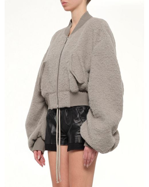 Rick Owens Gray Secchia Cropped Flight
