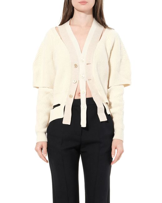 McQueen Natural Chuncky Cardigan