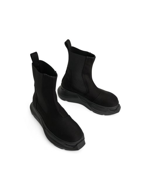 Rick Owens Black Beatle Abstract Boots, , 100% Rubber for men