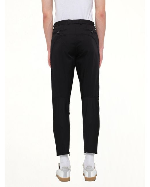 Lanvin Black Biker Pants for men