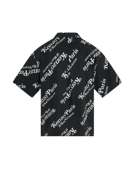 KENZO Black 'By Verdy Short-Sleeve Shirt, , 100% Cotton, Size: Small for men