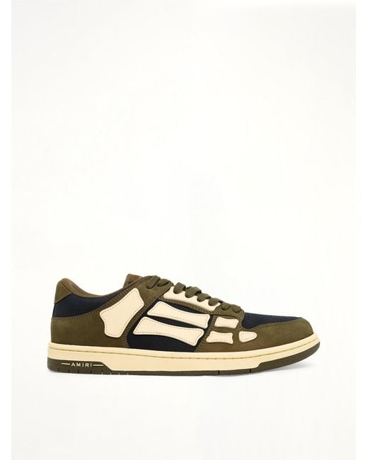 Amiri Green Skel Top Low Sneaker for men