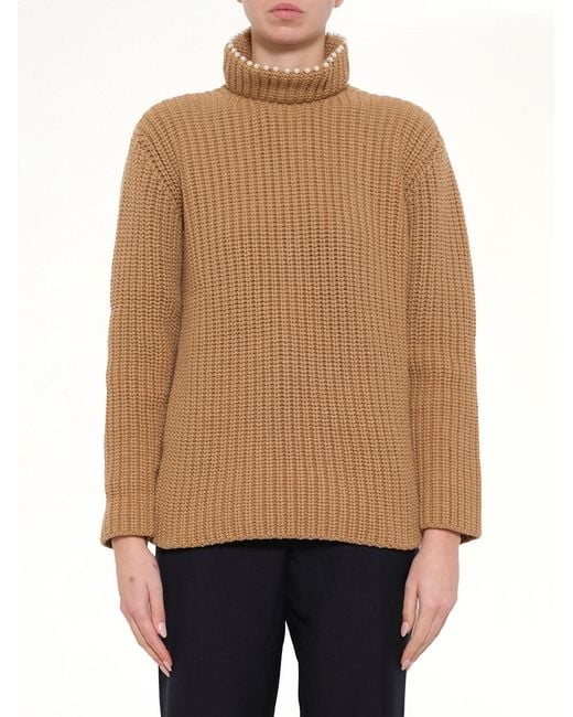 Loewe Natural High Pearls Sweater