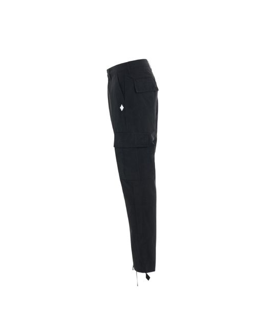 Marcelo Burlon Black 'Cross Cargo Pants, /, 100% Polyester, Size: Small for men