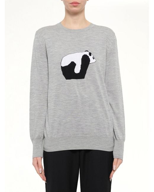 Loewe Gray Panda Sweatshirt