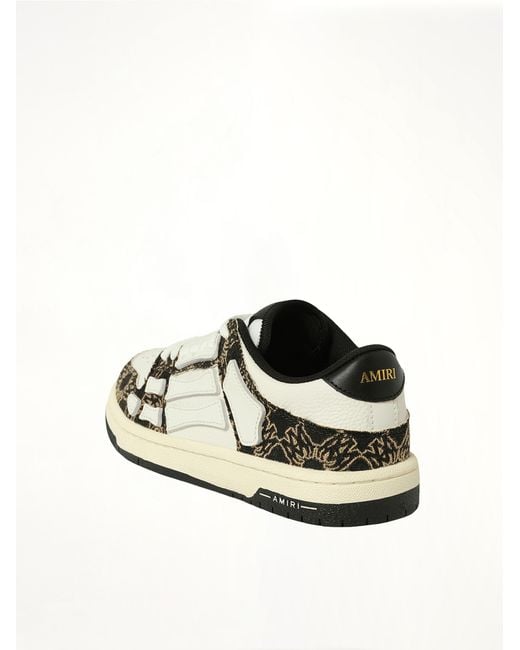Amiri Black Ma Quad Skeleton Low Top Sneaker