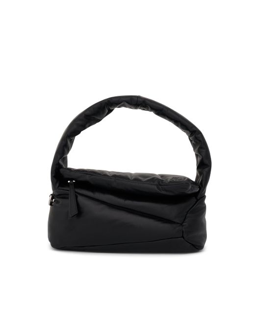Loewe Black Puffer Puzzle Hobo Bag, , 100% Leather