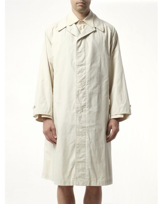 Maison Margiela Natural Trench Rain Coat, 100% Cotton for men