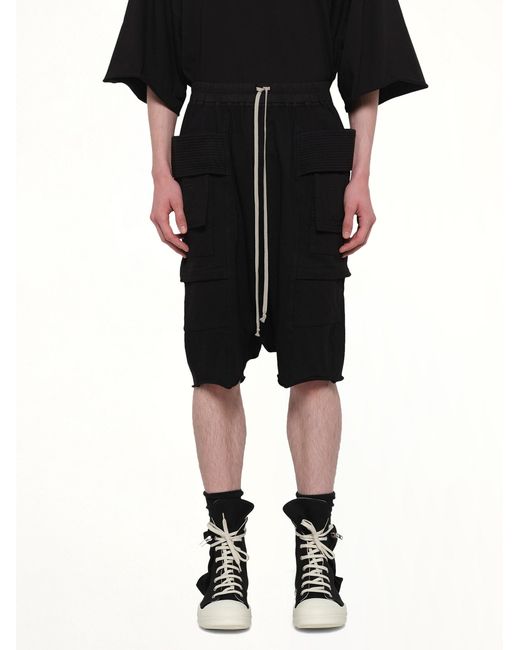 Rick Owens Black Creatch Cargo Pods for men